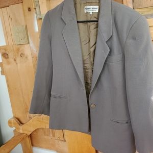 Vintage Giorgio Armani kahki green blazer sz38